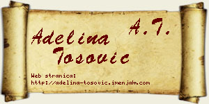 Adelina Tošović vizit kartica